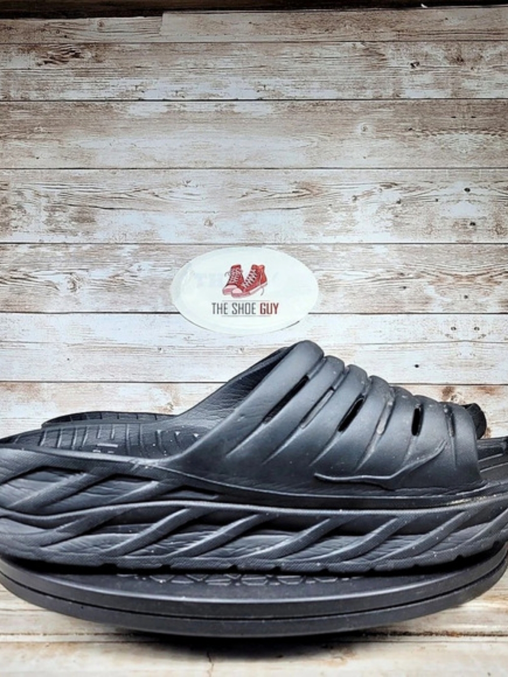 HOKA One One Ora Recovery Slide 2 Mens Size 14 Black Rubber Lightweight